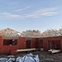 Cr�ation d'une charpente sur le secteur de Blain