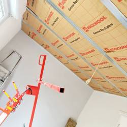 Cr�ation d'un plafond phonique -Isolation pour insonorisation