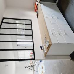 Pose d'une verri�re sur mesure en ALU - RAL 2100 Sabl�